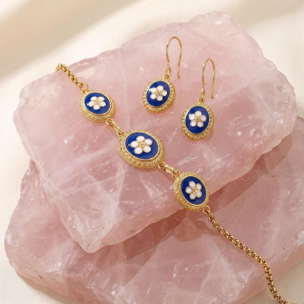 Portuguese Jewelry Caramujo/Bijoux Portugais/Portuguese Bracelet/ Earrings/ Mother's Day gift/ Valentine's Day gifts/ Christmas Gifts Her