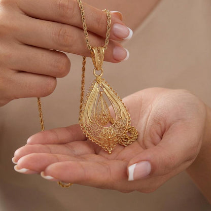 Portuguese Necklace "Princesa" Traditional Jewelry | Portugal Gifts for Christmas,Her , for Mother